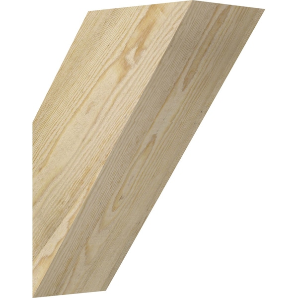 Ekena Millwork 6"W x 12"D x 16"H Traditional Rough Sawn Knee Brace, Douglas Fir BRC06X12X16TRA00RDF - main